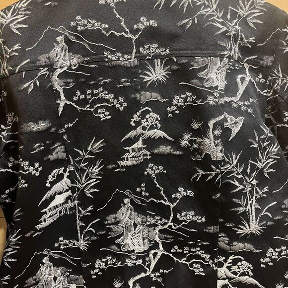 Chico’s Textured Pattern Jacket Sz 1 (8) - Picture 6 of 6